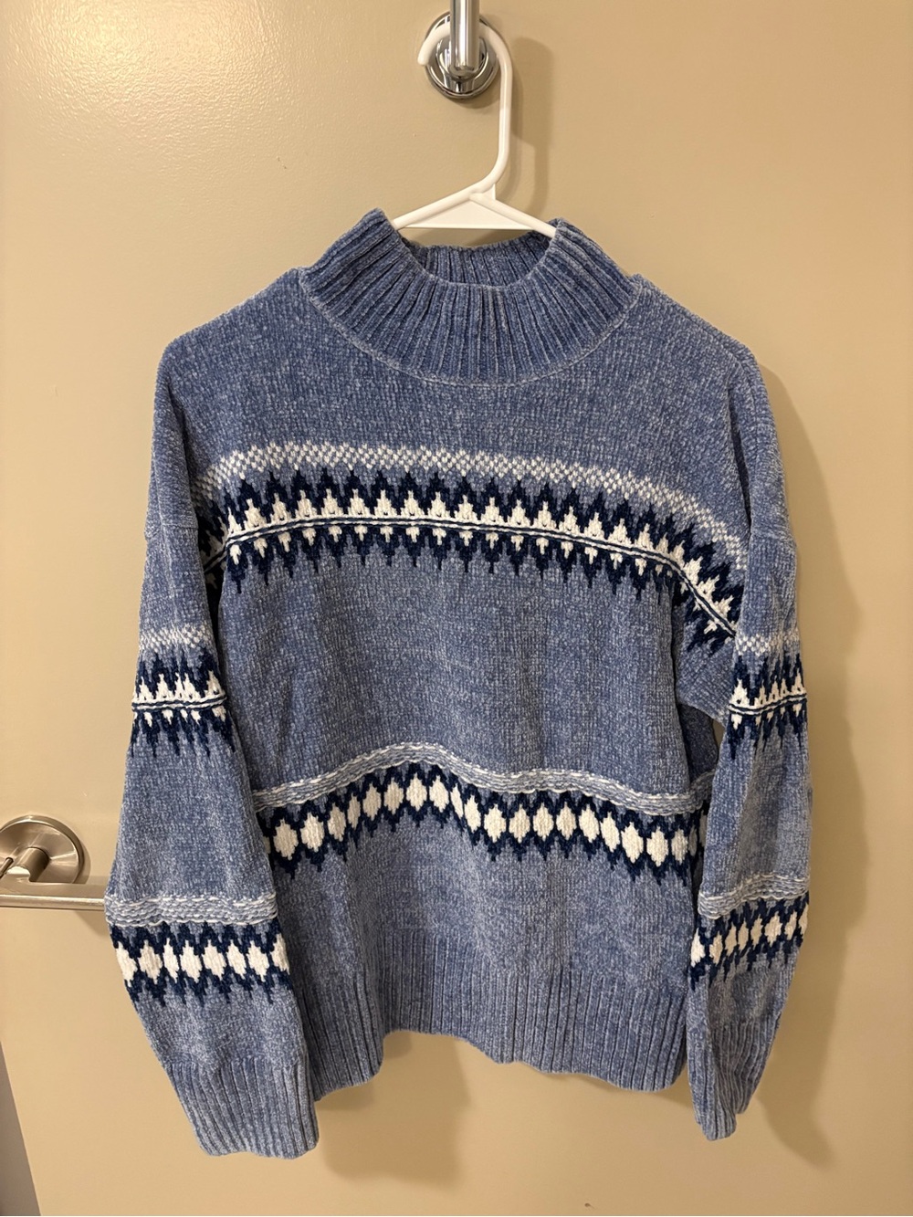 Christian Siriano - Blue Sweater - Size: Medium (M)